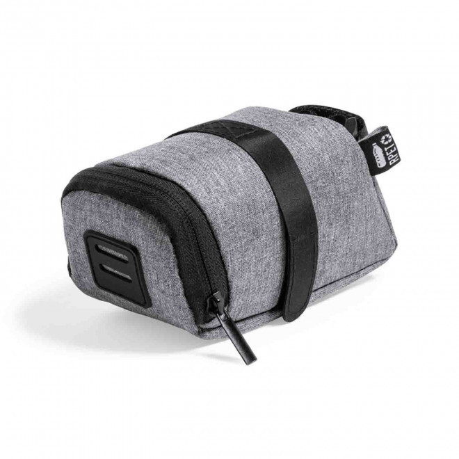 SACOCHE SELLE VELO PERSONNALISABLE 'BIKA RPET' - gris