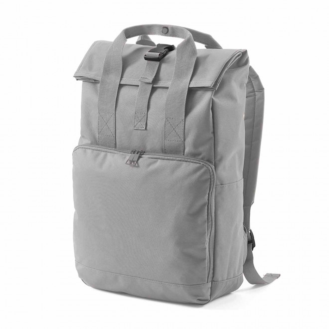 SAC A DOS PERSONNALISABLE RPET 'KRAKOS' - gris clair