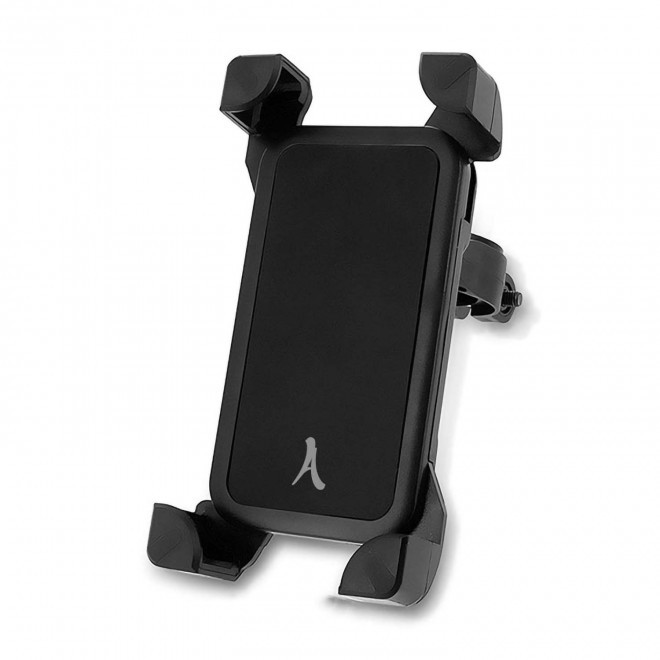 SUPPORT GUIDON PERSONNALISABLE VELO MOTO TROTINETTE 'CLET' - noir