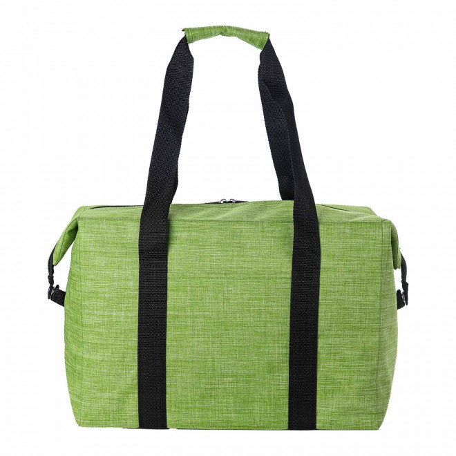 SAC ISOTHERME PERSONNALISABLE AVEC FERMETURE VELCRO 'LAGA' - vert