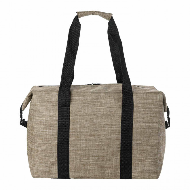 SAC ISOTHERME PERSONNALISABLE AVEC FERMETURE VELCRO 'LAGA' - beige