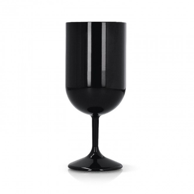 RAPIDE 4J - VERRE À VIN PERSONNALISÉ EN TRITAN® MADE IN FRANCE 'CUP VIN 18 CL'  - noir opaque