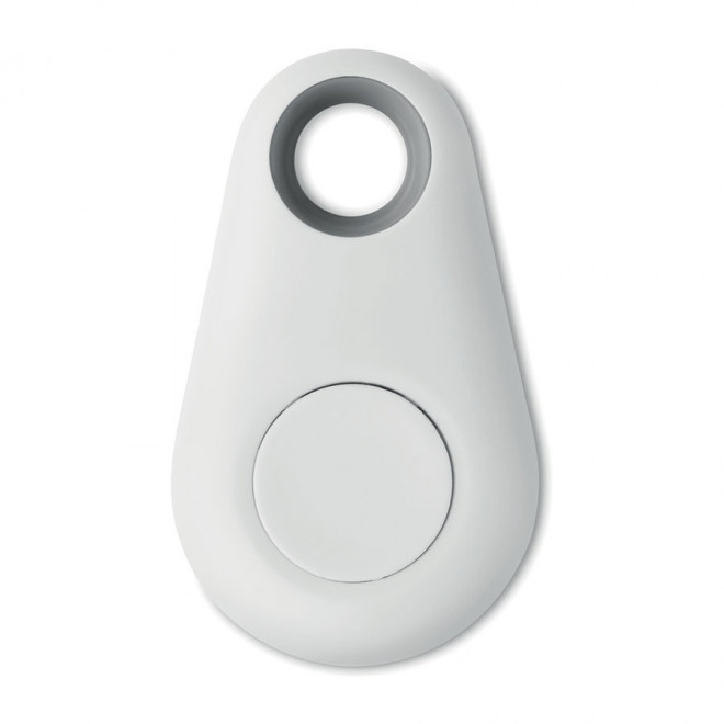 PORTE-CLÉS CONNECTÉ BLUETOOTH® PUBLICITAIRE 'VINDEN' - blanc