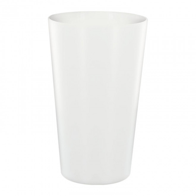 RAPIDE 4J - GOBELET MIF RÉUTILISABLE PERSONNALISÉ 30 CL 'CUPY QUADRI' - blanc opaque