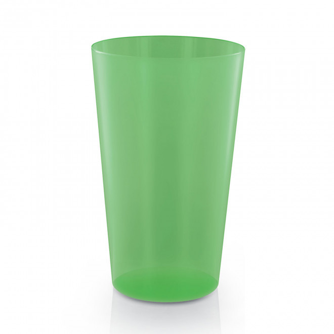 RAPIDE 4J - GOBELET MIF RÉUTILISABLE PERSONNALISÉ 60 CL 'CUPY' - vert transparent
