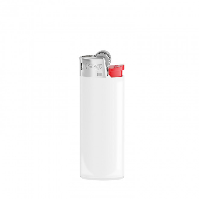 BRIQUET BIC PERSONNALISABLE FINITION BRILLANTE 'FIREFLAMME' - blanc j25