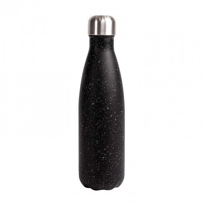 BOUTEILLE ISOTHERME PERSONNALISABLE 500ML 'ASTRIO SPLASH' - noir