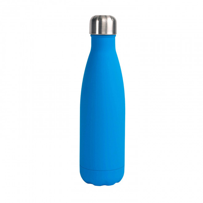 BOUTEILLE ISOTHERME PERSONNALISABLE 500ML 'ASTRIO SOFT' - bleu clair