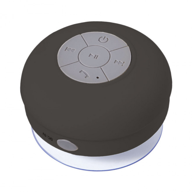 ENCEINTE BLUETOOTH® 2W ÉTANCHE PUBLICITAIRE 'SCHWIM' - noir