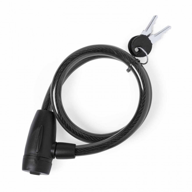 CADENAS A VELO PERSONNALISABLE 'NESTO' - noir