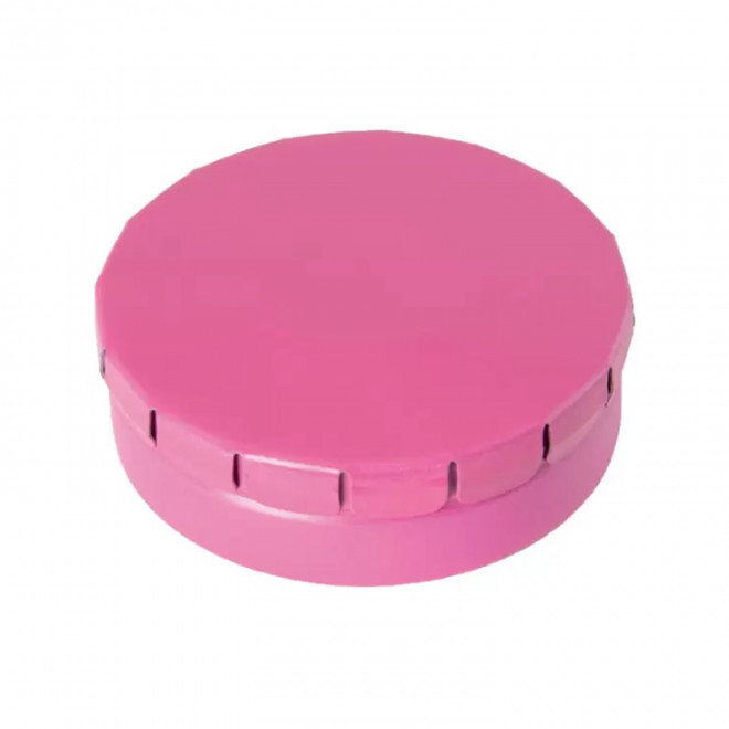 BOÎTE À BONBONS PUBLICITAIRE 'CLIC CLAC EUROPE' - rose