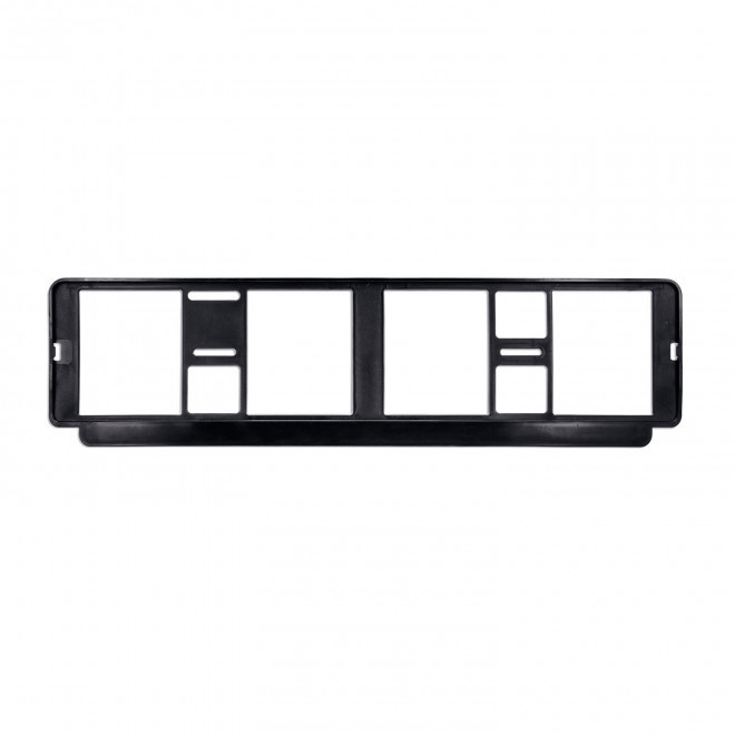 SUPPORT PLAQUE IMMATRICULATION PERSONNALISATION 'DAFTO' - noir