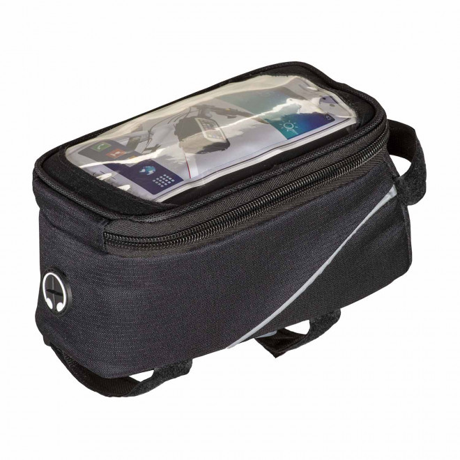 SACOCHE TELEPHONE VELO PERSONNALISABLE 'PORAS' - noir