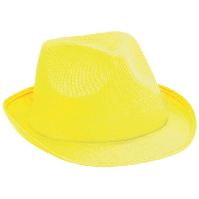 CHAPEAU PERSONNALISÉ COLORE AVEC BANDEAU 'BRAZ'  - jaune