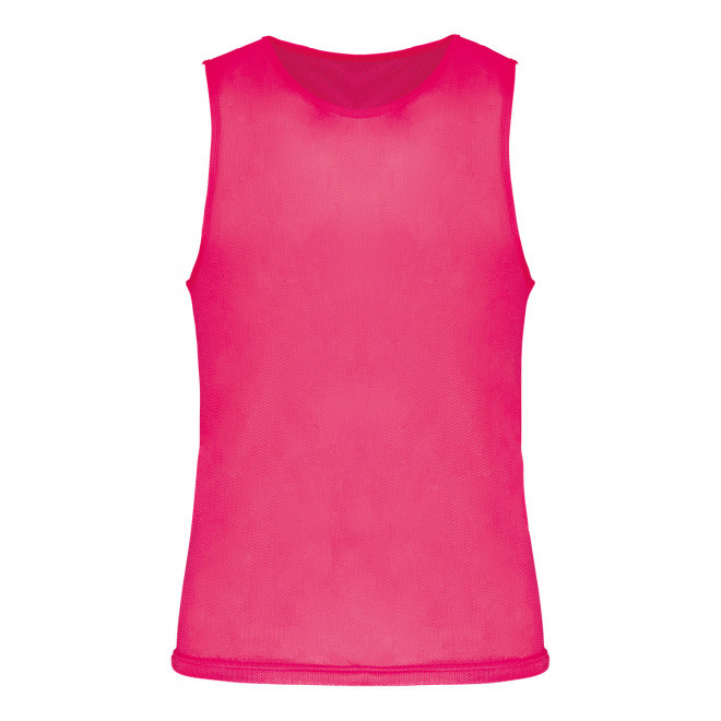 CHASUBLE DE SPORT ADULTE PERSONNALISABLE 'PROACTO' - rose fluo