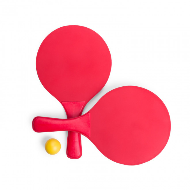 RAQUETTES PERSONNALISABLES 'SUMMER COLOR' - rouge