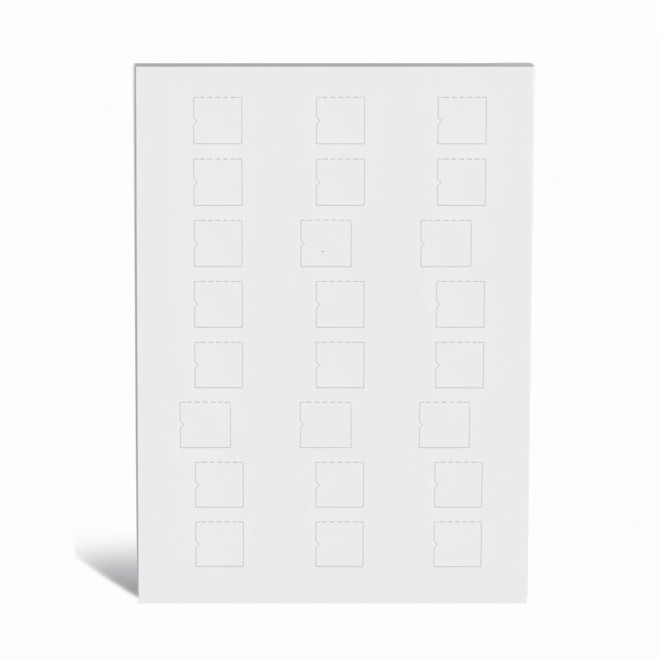 CALENDRIER DE L'AVENT MURAL PERSONNALISABLE 'ADVENTI' - format vertical