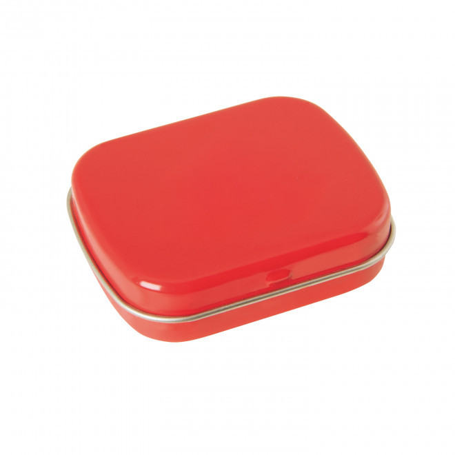 BOITE CHARNIERE BONBONS PERSONNALISABLE 'WIMO' - rouge