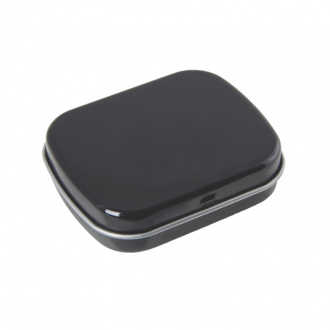 BOITE CHARNIERE BONBONS PERSONNALISABLE 'WIMO' - noir