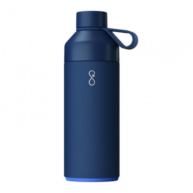 BOUTEILLE ISOTHERME PERSONNALISEE 1 L 'BIG OCEAN' - bleu océan