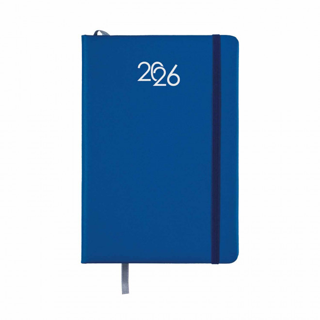 AGENDA SEMAINIER PERSONNALISABLE 'MARCHO' - bleu royal