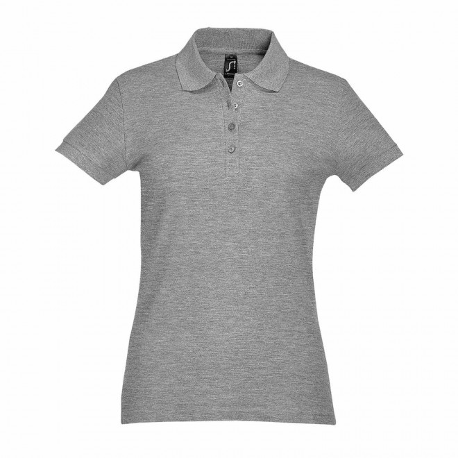 RAPIDE 4 JOURS - POLO FEMME 'PASSION'  - gris chiné
