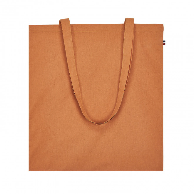 TOTE BAG PERSONNALISABLE MADE IN FRANCE 'THOMAS' - terracotta