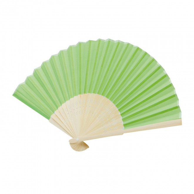 EVENTAIL BAMBOU PERSONNALISABLE 'FANNY BAMBOU' EXP.72H - vert clair