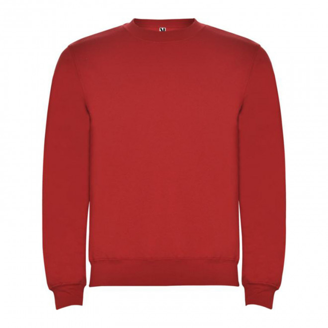 SWEAT-SHIRT COL ROND MIXTE PERSONNALISABLE 'RAPHAEL' - rouge