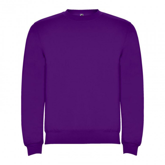SWEAT-SHIRT COL ROND MIXTE PERSONNALISABLE 'RAPHAEL' - violet