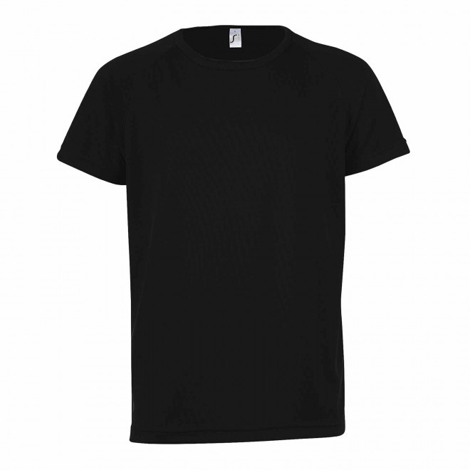 TEE-SHIRT RESPIRANT' SPORTY KIDS' - noir