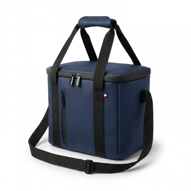 SAC ISOTHERME PERSONNALISABLE PU ORIGINE FRANCE 'ANTHONY' - bleu marine