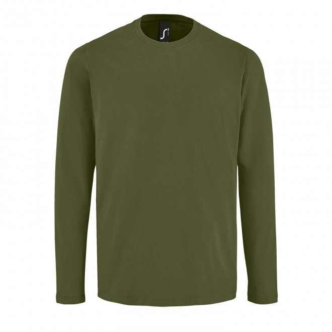 TEE-SHIRT PERSONNALISABLE HOMME ML 'IMPERIAL LSL' - kaki