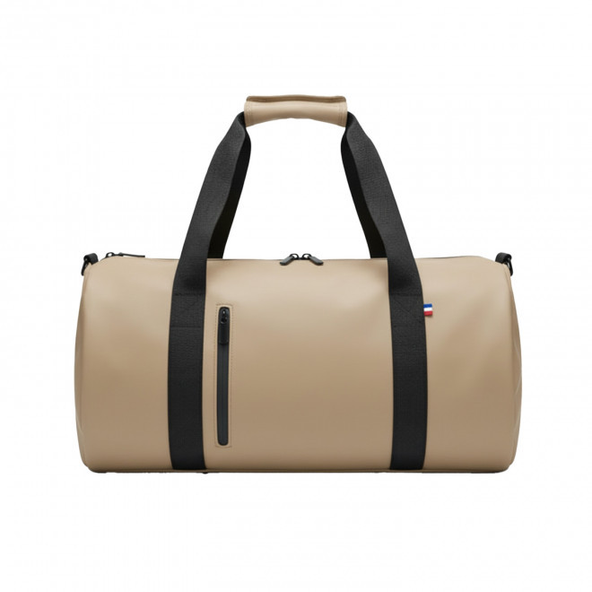 SAC POLOCHON PERSONNALISABLE PU ORIGINE FRANCE 'ANTHONY' - beige