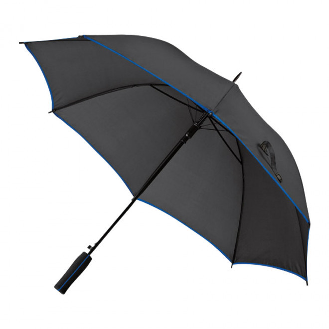 PARAPLUIE PUBLICITAIRE MANCHE DROIT AUTOMATIQUE 'TOOREEN' - bleu