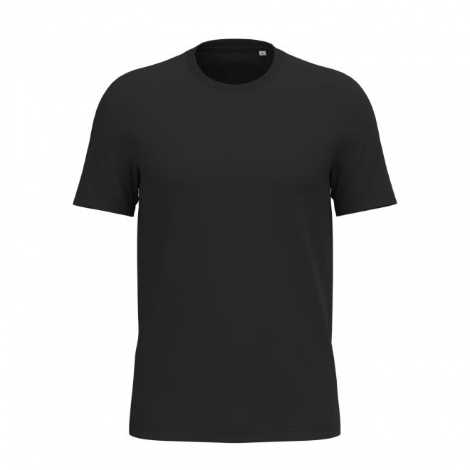 TEE-SHIRT MIXTE PERSONNALISABLE 155G 'LIGNAGE COULEUR' - noir