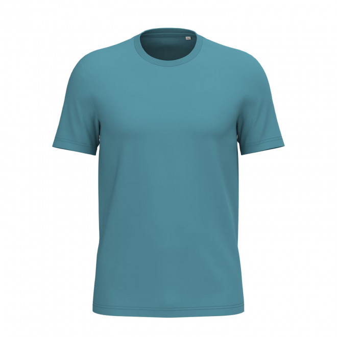 TEE-SHIRT MIXTE PERSONNALISABLE 155G 'LIGNAGE COULEUR' - turquoise