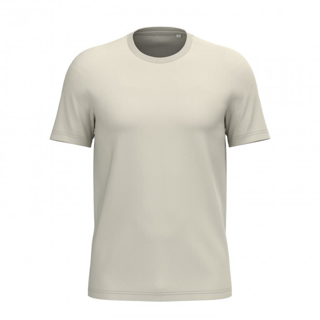 TEE-SHIRT MIXTE PERSONNALISABLE 155G 'LIGNAGE COULEUR' - crème