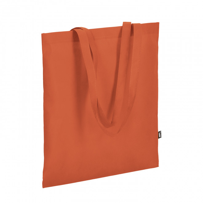 TOTE-BAG PUBLICITAIRE AVEC ANSES LONGUES 'BONITO RPET' - orange