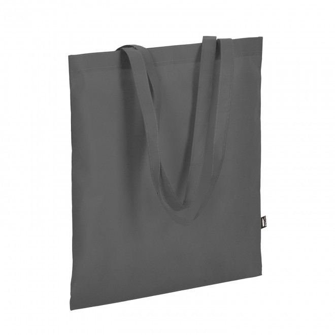 TOTE-BAG PUBLICITAIRE AVEC ANSES LONGUES 'BONITO RPET' - gris