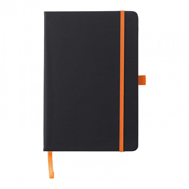 CARNET RIGIDE PUBLICITAIRE A5 'LEVENTO' - orange