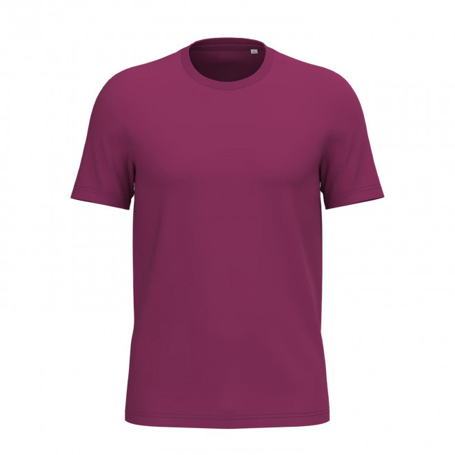 TEE-SHIRT MIXTE PERSONNALISABLE 155G 'LIGNAGE COULEUR' - fuchsia