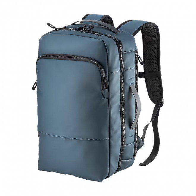 SAC A DOS CABINE PERSONNALISABLE EN PU 'SAXO' - bleu