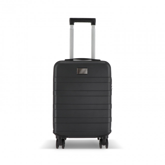 VALISE PERSONNALISABLE TROLLEY CABINE 18 POUCES 'ZOLAX' - noir