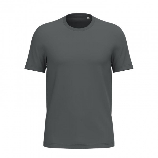 TEE-SHIRT MIXTE PERSONNALISABLE 155G 'LIGNAGE COULEUR' - gris métal