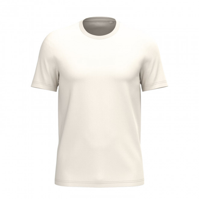 TEE-SHIRT MIXTE PERSONNALISABLE 155G 'LIGNAGE COULEUR' - ivoire
