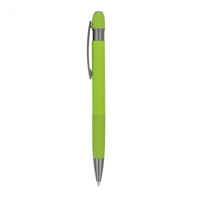 STYLO PUBLICITAIRE EN ALUMINIUM 'POLUX MAT' - vert clair