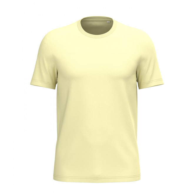 TEE-SHIRT MIXTE PERSONNALISABLE 155G 'LIGNAGE COULEUR' - jaune givré