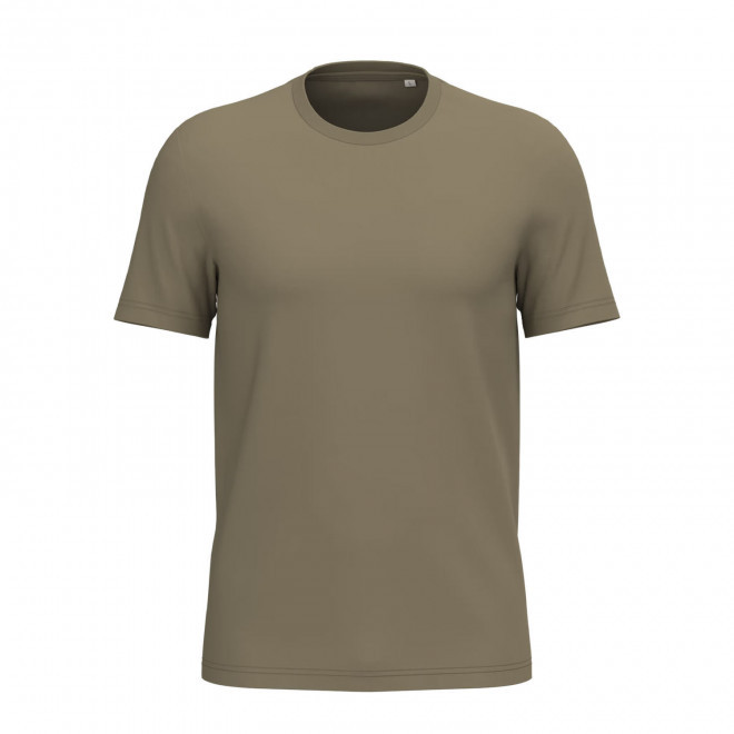 TEE-SHIRT MIXTE PERSONNALISABLE 155G 'LIGNAGE COULEUR' - café