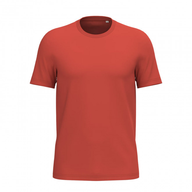 TEE-SHIRT MIXTE PERSONNALISABLE 155G 'LIGNAGE COULEUR' - rouge cerise